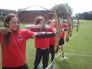 Jalo con arco como evento escolar 
